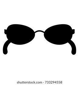 summer sunglasses isolated icon