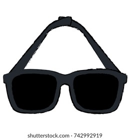 summer sunglasses isolated icon