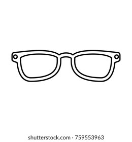 summer sunglasses isolated icon