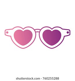 summer sunglasses isolated icon