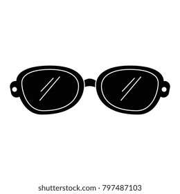 summer sunglasses isolated icon