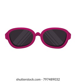summer sunglasses isolated icon