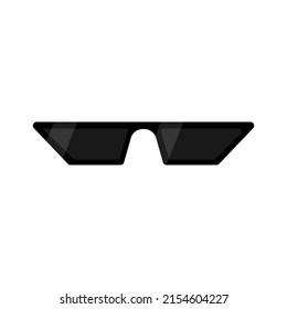 Summer Sunglasses isolated on white. Vector cartoon Illustration