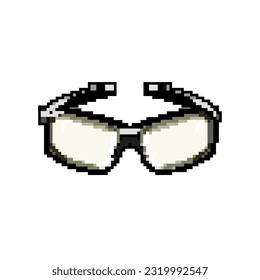 gafas de sol de verano hombres juego píxel arte vector retro. los hombres de gafas de sol de verano. ilustración vintage antigua