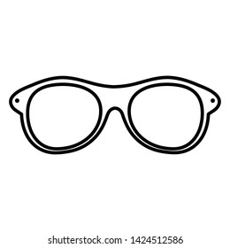 summer sunglasses optical accessory vector