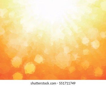 summer sunlight beam rays geometric background