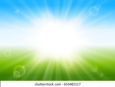 Summer sunny background for Your design
