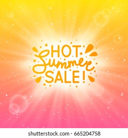Summer sunny background for Your design