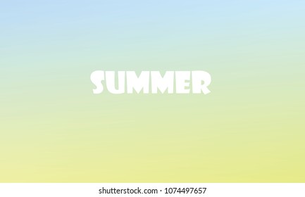 Summer sunrise or sunset background. Vector design for print or web.