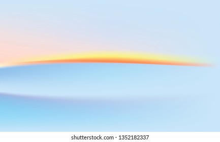 Summer sunrise or sunset background. Vector design for print or web