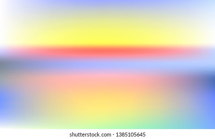 Summer sunrise or sunset background. Vector design for print or web
