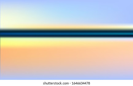 Summer sunrise or sunset background. Vector design for print or web