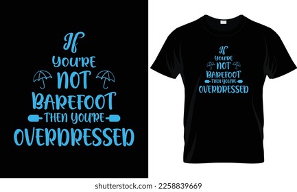 Summer sunset distressed vector t-shirt design with palm trees silhouette and phrase "Summer vibes". Can be used for dark and light shirts.