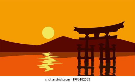 厳島神社 のイラスト素材 画像 ベクター画像 Shutterstock