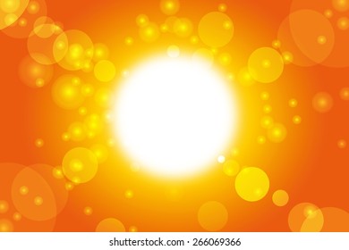 summer sunshine nature abstract background vector illustration