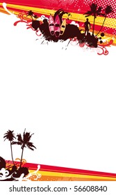 Summer surf background