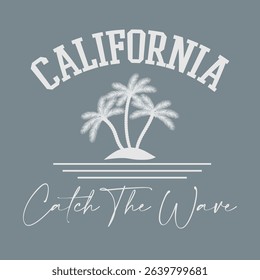 Summer and surf slogan graphic vector print lettering for t shirt print design