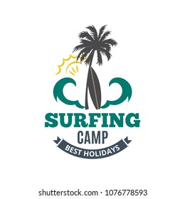 Similar Images, Stock Photos & Vectors of Surfing logo and emblems for ...