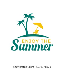 summer surfing logo