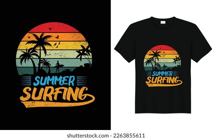 Summer Surfing .....Summer Tshirt design