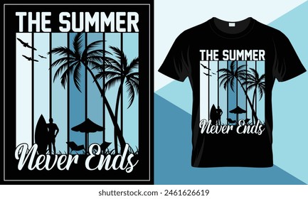 summer surfing vector typography, ride, beach, adventure nature, retro vintage t-shirt design
