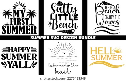 summer SVG design bundle ,Summer Beach Bundle SVG,Summer Quotes SVG Designs Bundle,Summer Design for Shirts,Hello Summer quotes t shirt designs bundle,Quotes about Summer svg
