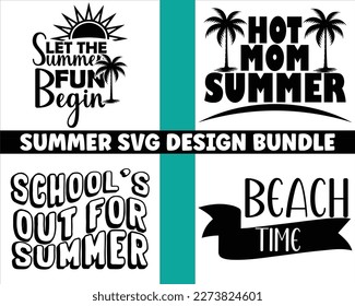 summer SVG design bundle Cut Files,Summer Beach Bundle SVG,Summer Quotes SVG Designs Bundle,Funny Beach Quotes Svg,Hello Summer quotes t shirt designs bundle, Quotes about Summer,beach cut files svg