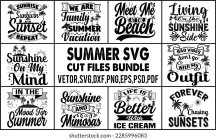 
Summer SVG Design CUT FILES Bundle | Beach SVG | Outdoor SVG . 