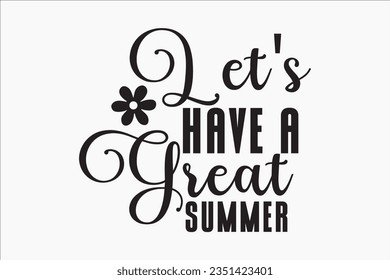 Summer SVG Design, typography, tshirt, sublimation, retro, summer, cute, funny, nature