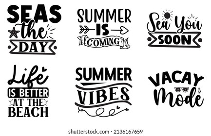 Summer SVG T Shirt Design Paket