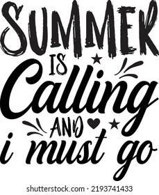 Summer SVG T Shirt Design