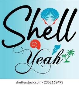 summer svg t shirt design vector