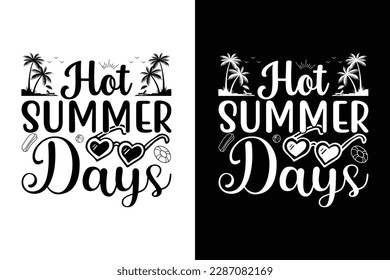 Summer Svg Typography T Shirt Design, Summer Sgv Typography Poster Design, summer design, T-Shirt Design Vector,