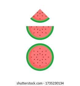 
Süße Wassermelone (Vektor, Ps.)