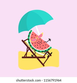 Summer sweets. Color ice fruit design icon vector