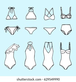 How To Draw A Bikini