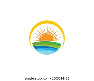 Summer symbol illustration