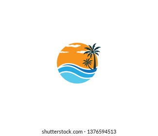 Summer symbol illustration