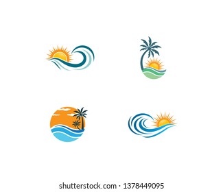 Summer symbol illustration