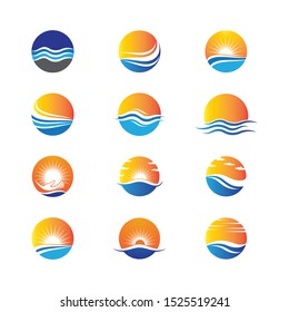 Summer symbol vector icon illustration