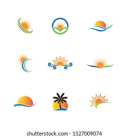 Summer symbol vector icon illustration