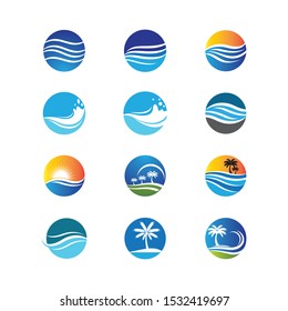 Summer symbol vector icon illustration