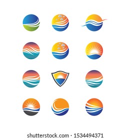 Summer symbol vector icon illustration