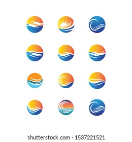 Summer symbol vector icon illustration