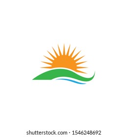 Summer symbol vector icon illustration