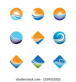 Summer symbol vector icon illustration