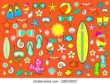 Símbolos de verano