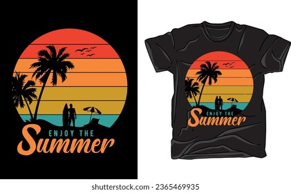 Summer T shirt
beach T shirt
Vector T shirt 
enjoy the summer
T shirt design