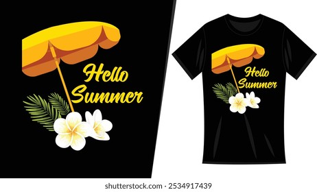 Diseño de la camiseta del verano, camiseta