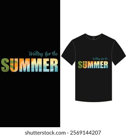 summer t shirt design eps